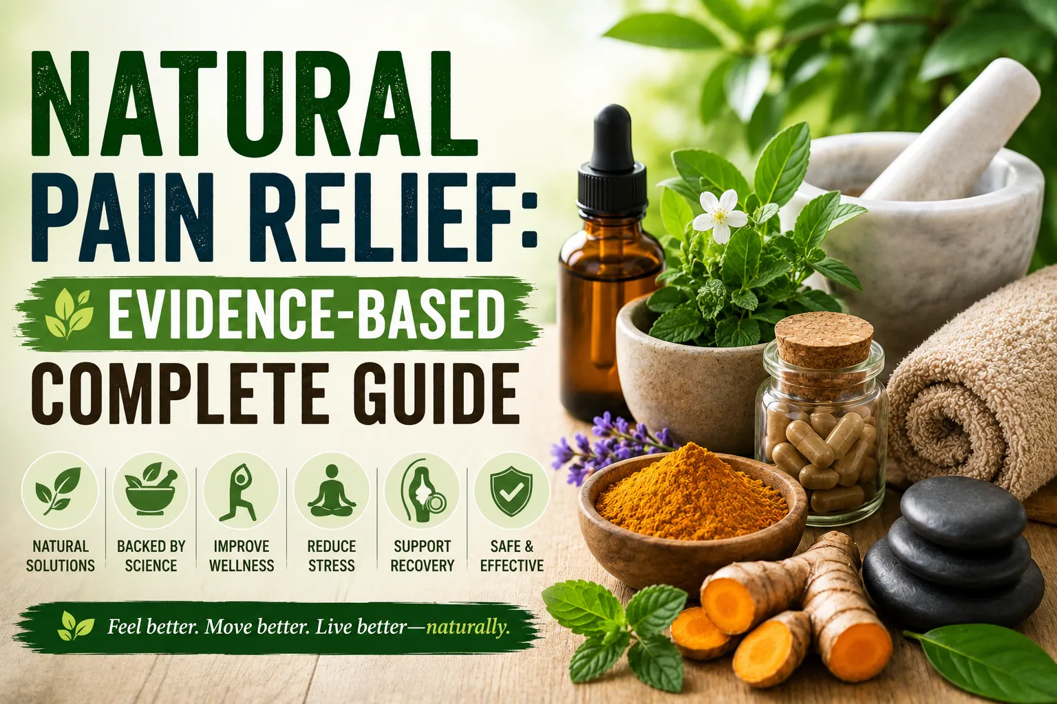 Natural Pain Relief: Evidence-Based Complete Guide