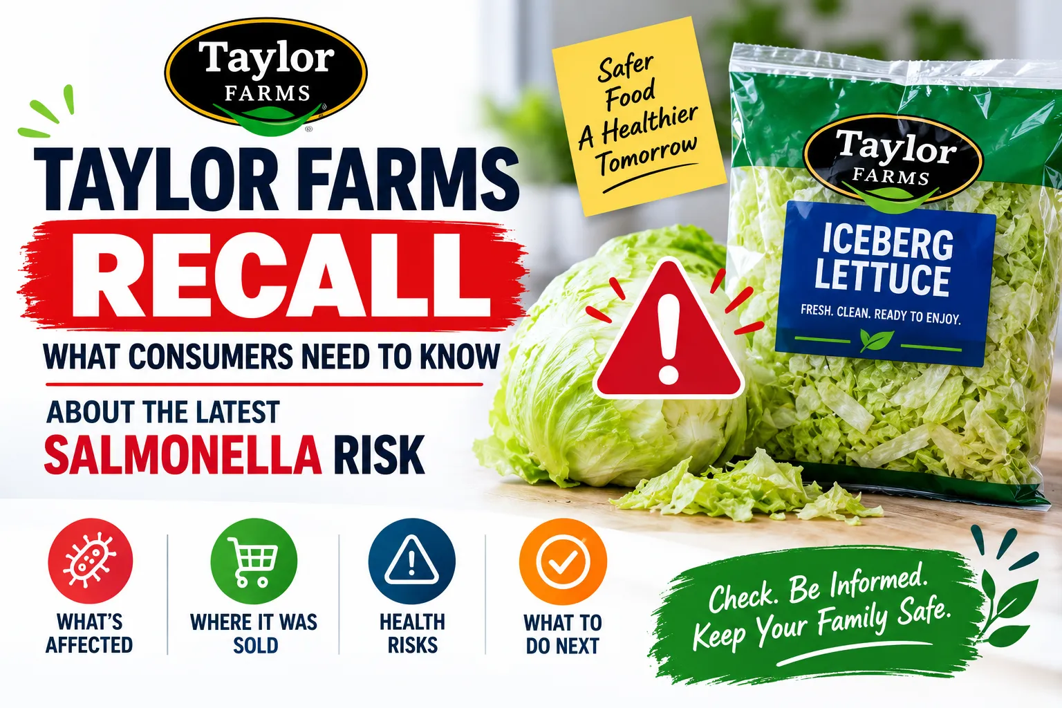 Taylor Farms Recall: What Consumers Need to Know About the Latest Salmonella Risk