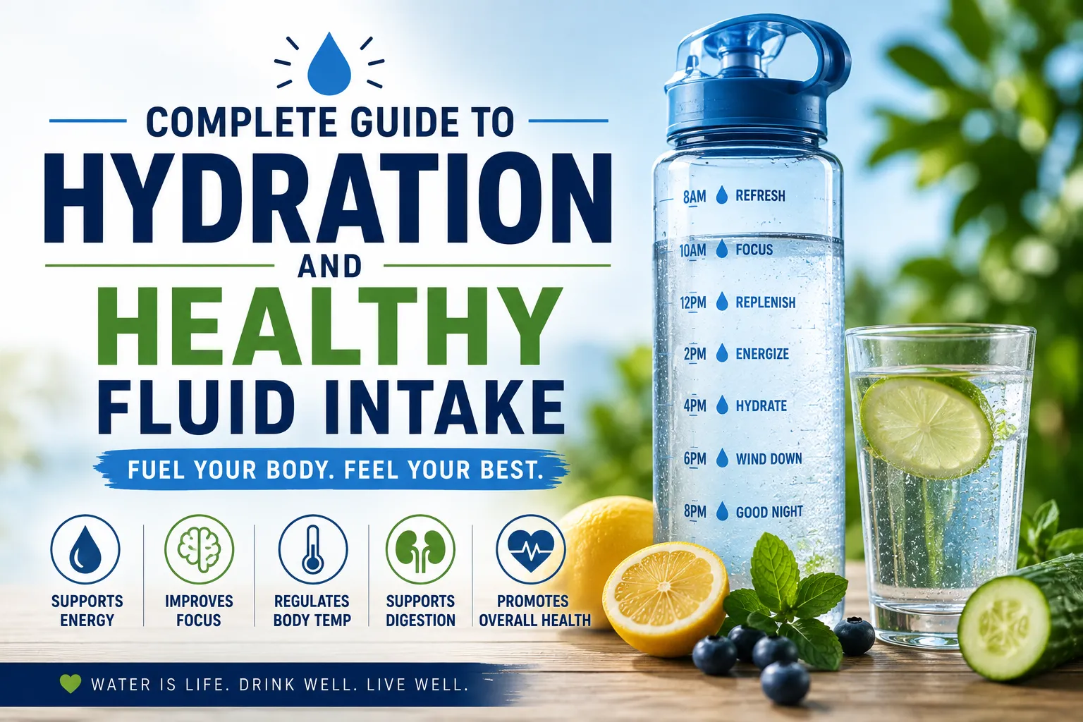 Complete Guide to Hydration and Healthy Fluid Intake