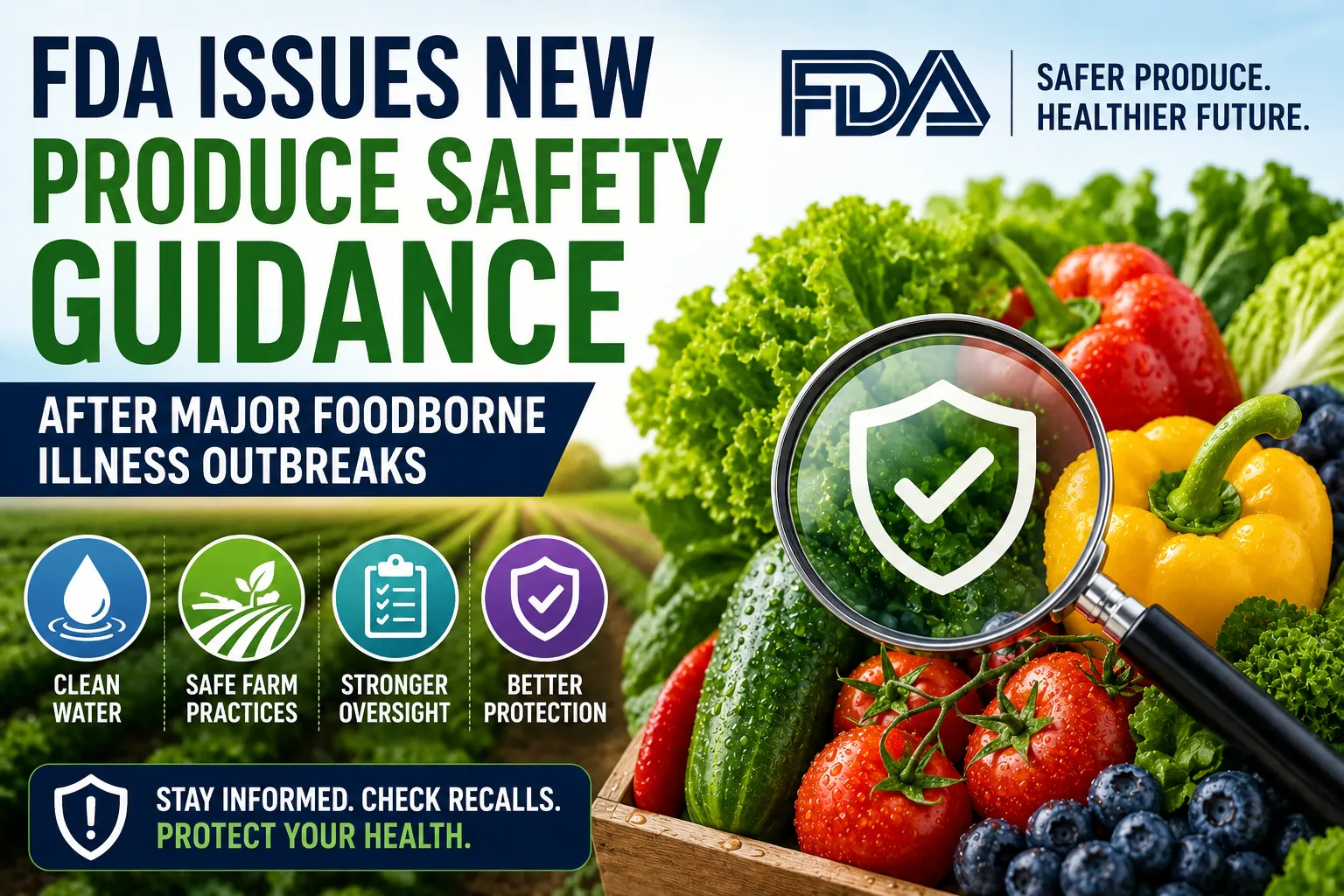 FDA Issues New Produce Safety Guidance After Major Foodborne Illness Outbreaks