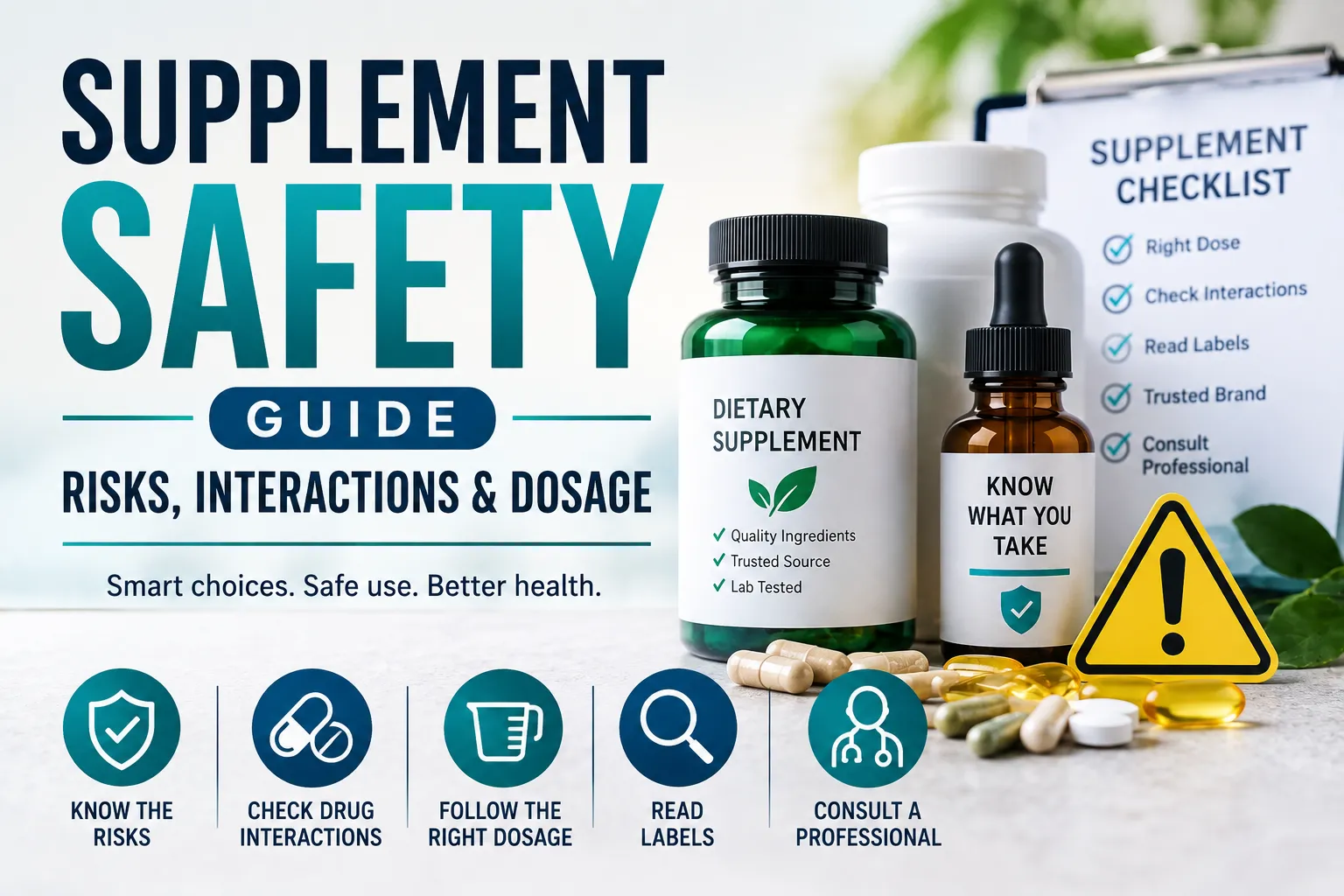 Supplement Safety Guide: Risks, Interactions and Dosage