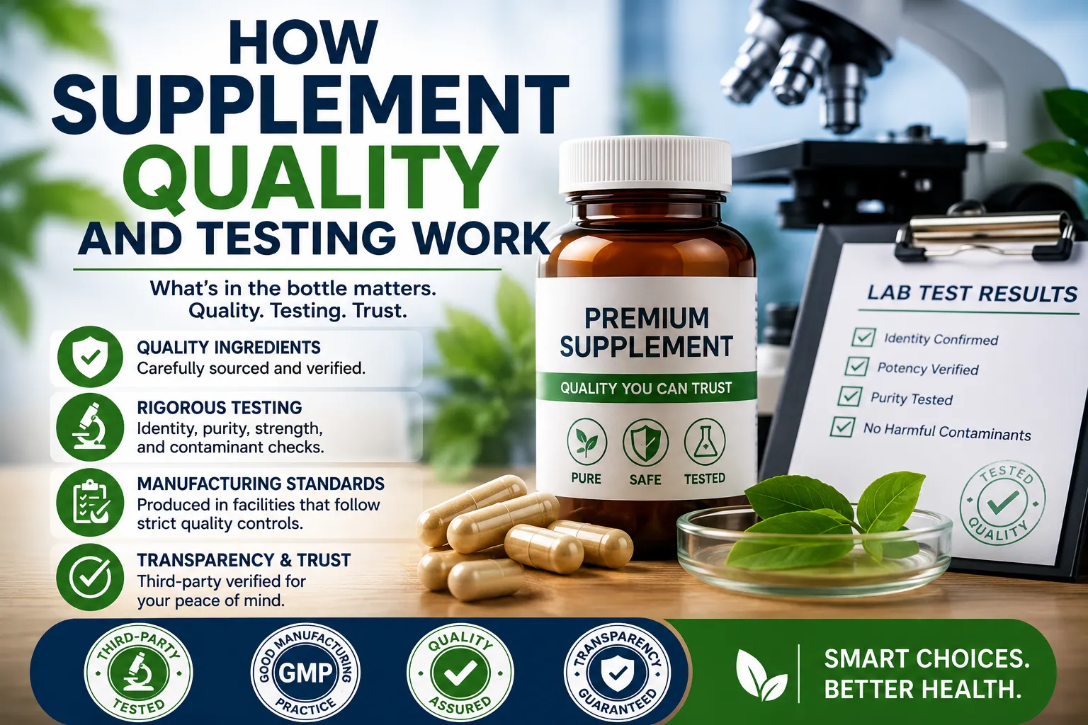 How Supplement Quality And Testing Work