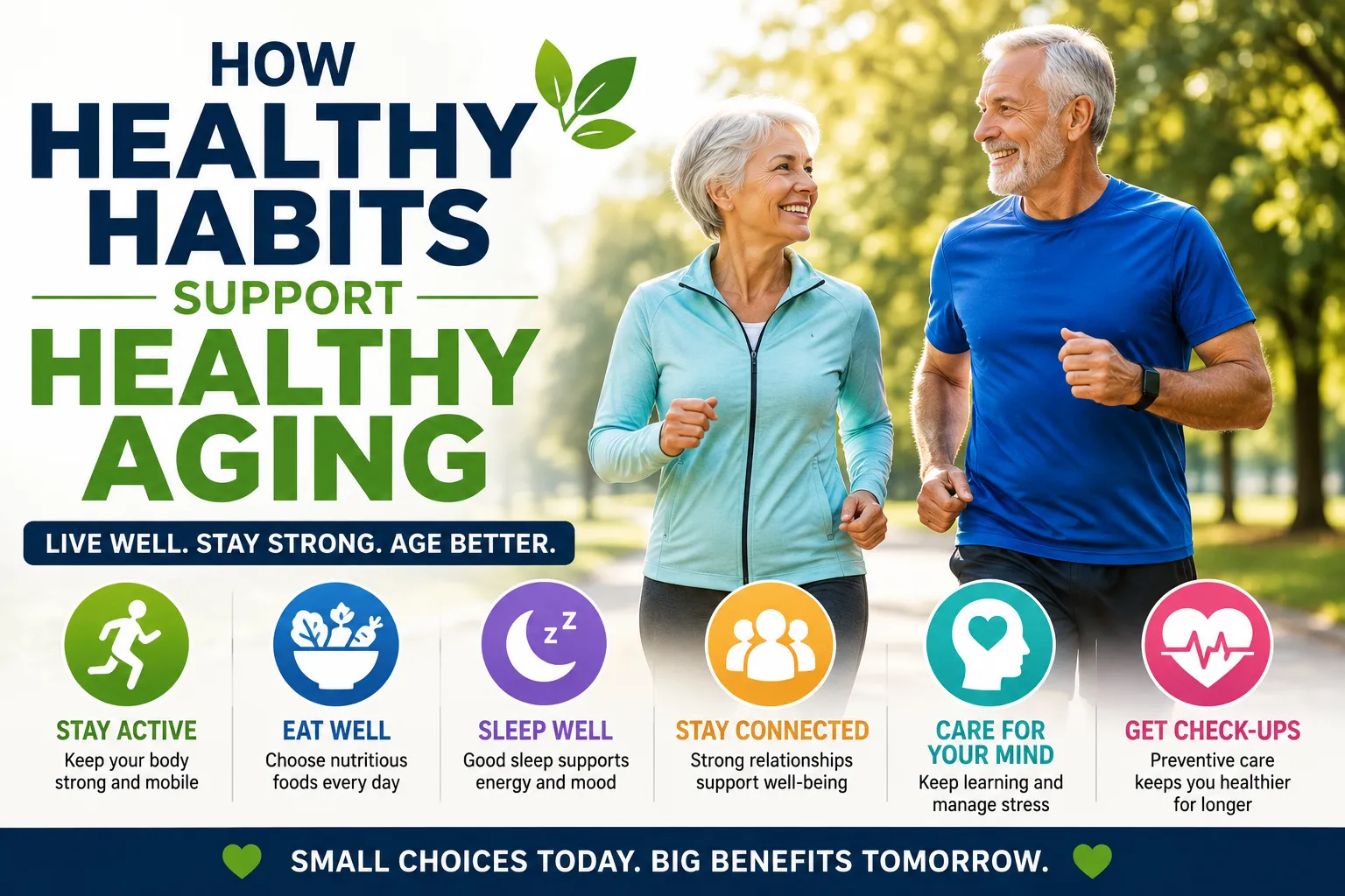 How Healthy Habits Support Healthy Aging