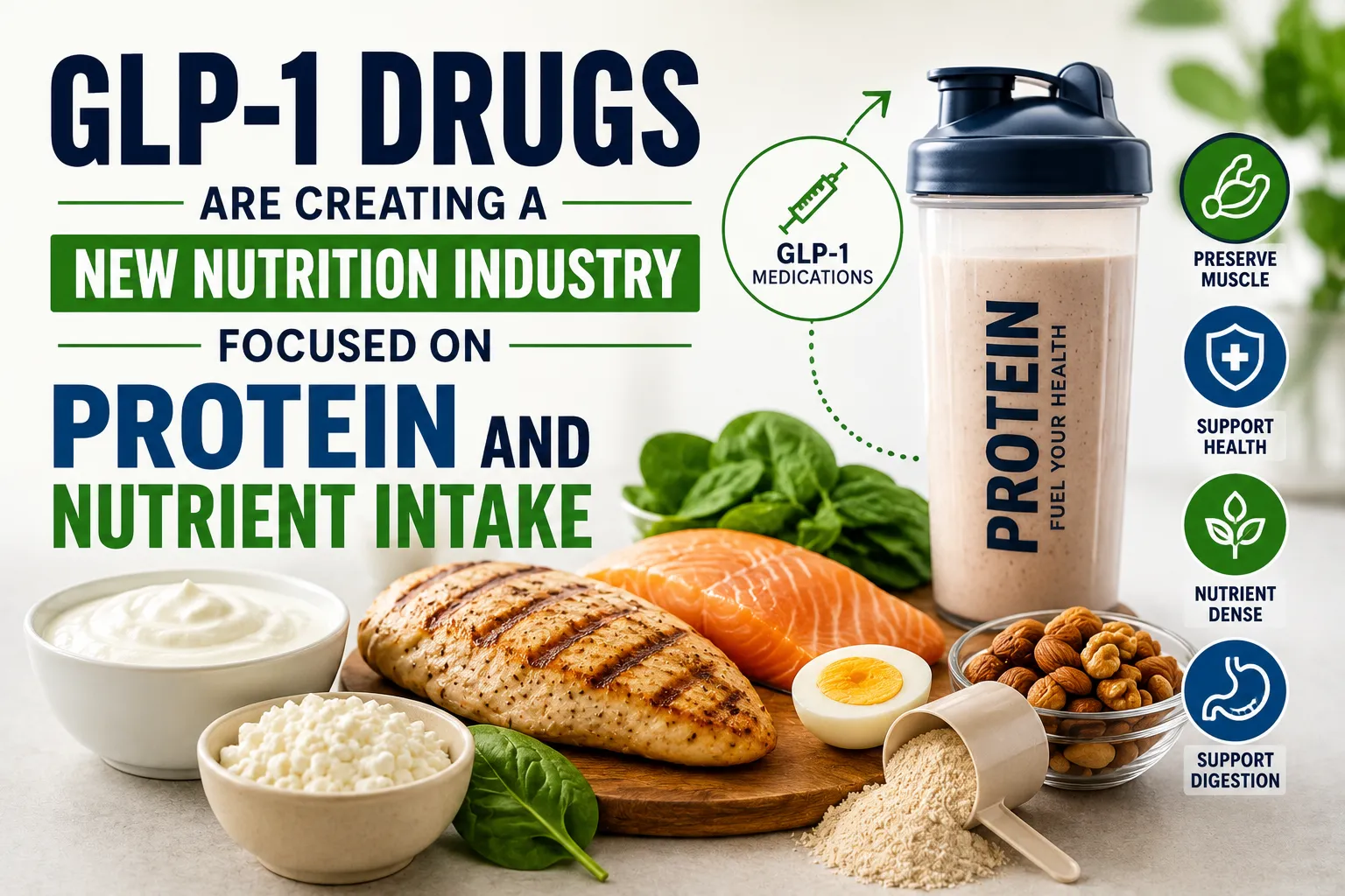 GLP-1 Drugs Are Creating a New Nutrition Industry Focused on Protein and Nutrient Intake