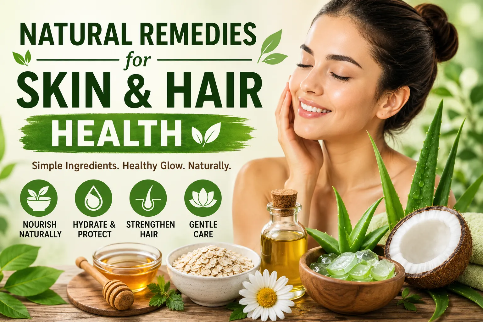 Natural Remedies for Skin and Hair Health
