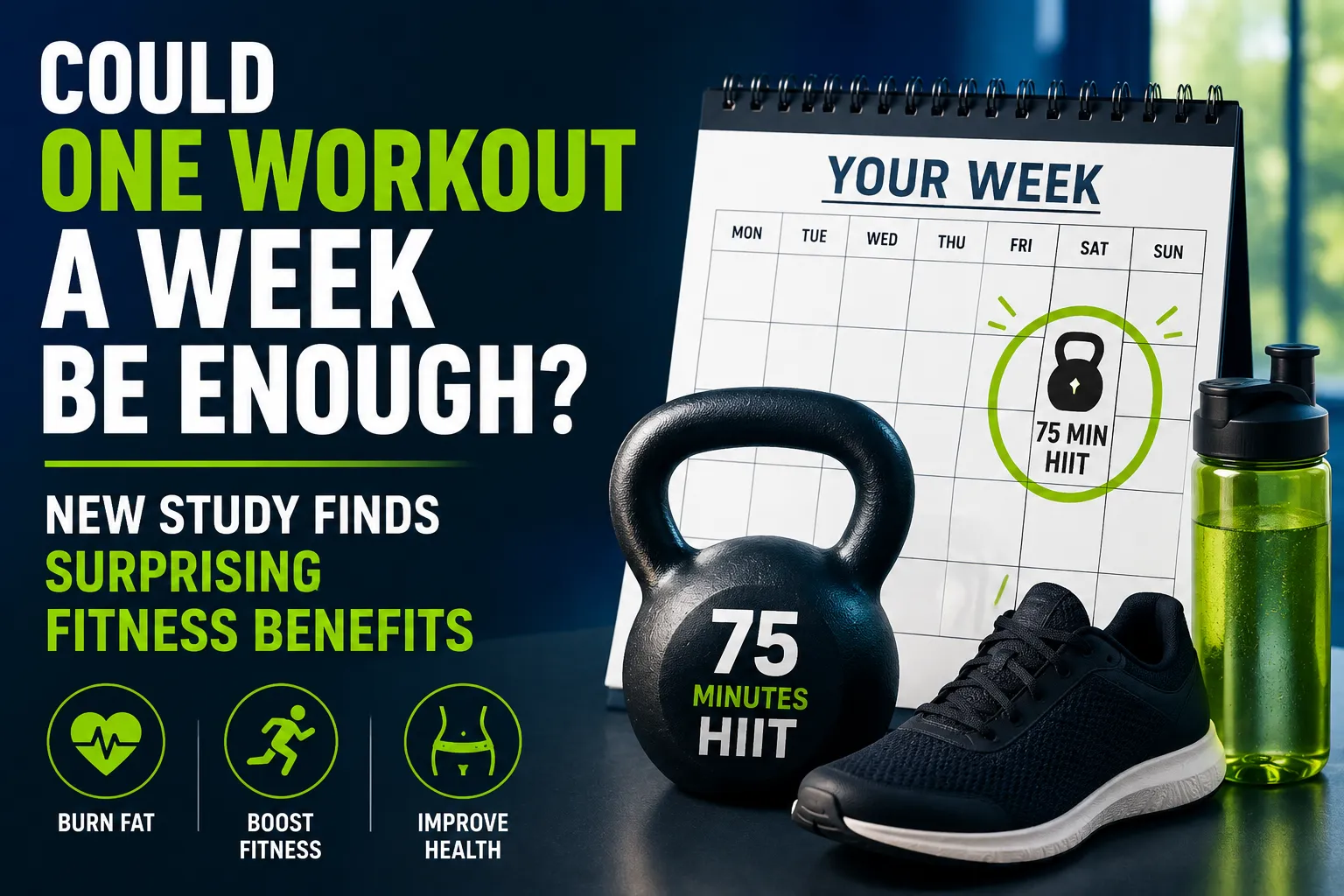 Could One Workout a Week Be Enough? New Study Finds Surprising Fitness Benefits
