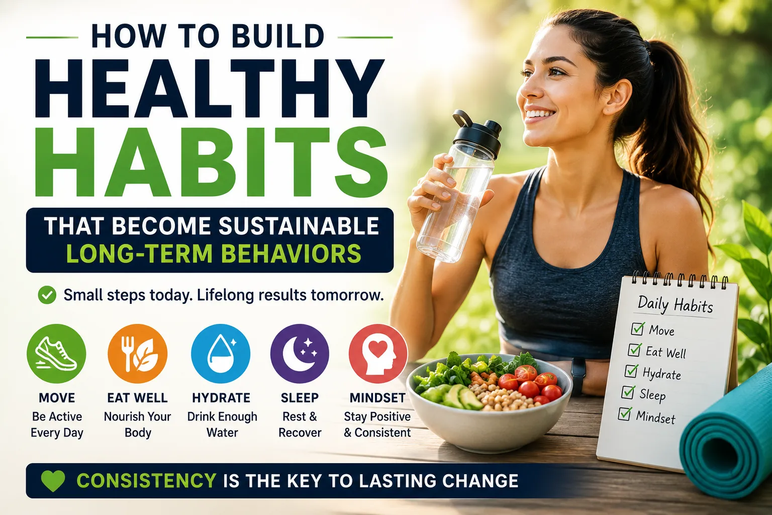 How to Build Healthy Habits That Become Sustainable Long-Term Behaviors