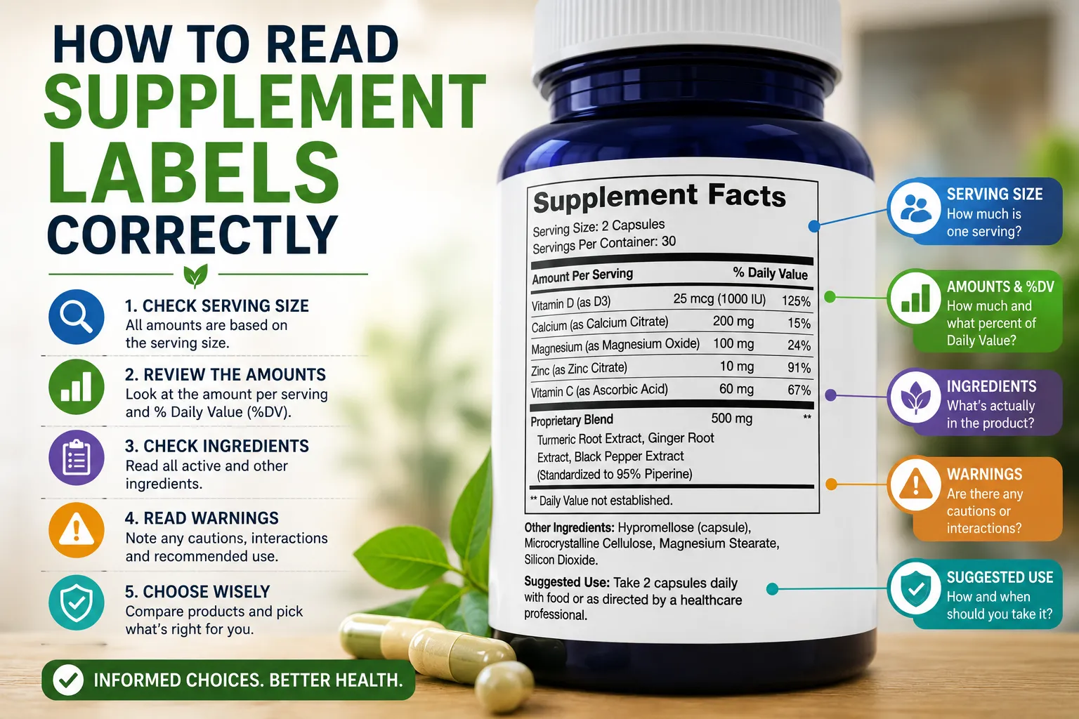 How to Read Supplement Labels Correctly