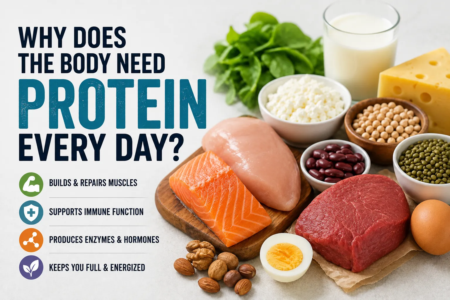 Why Does the Body Need Protein Every Day?