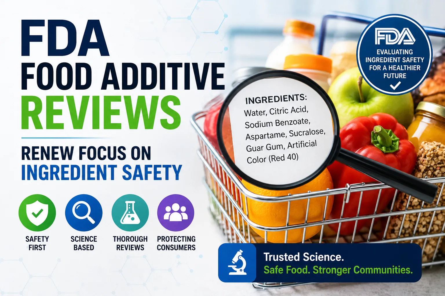 FDA Food Additive Reviews Renew Focus on Ingredient Safety